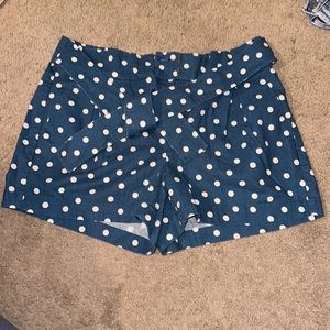 Polkadot J. Crew short size 4 with 3 inch inseam